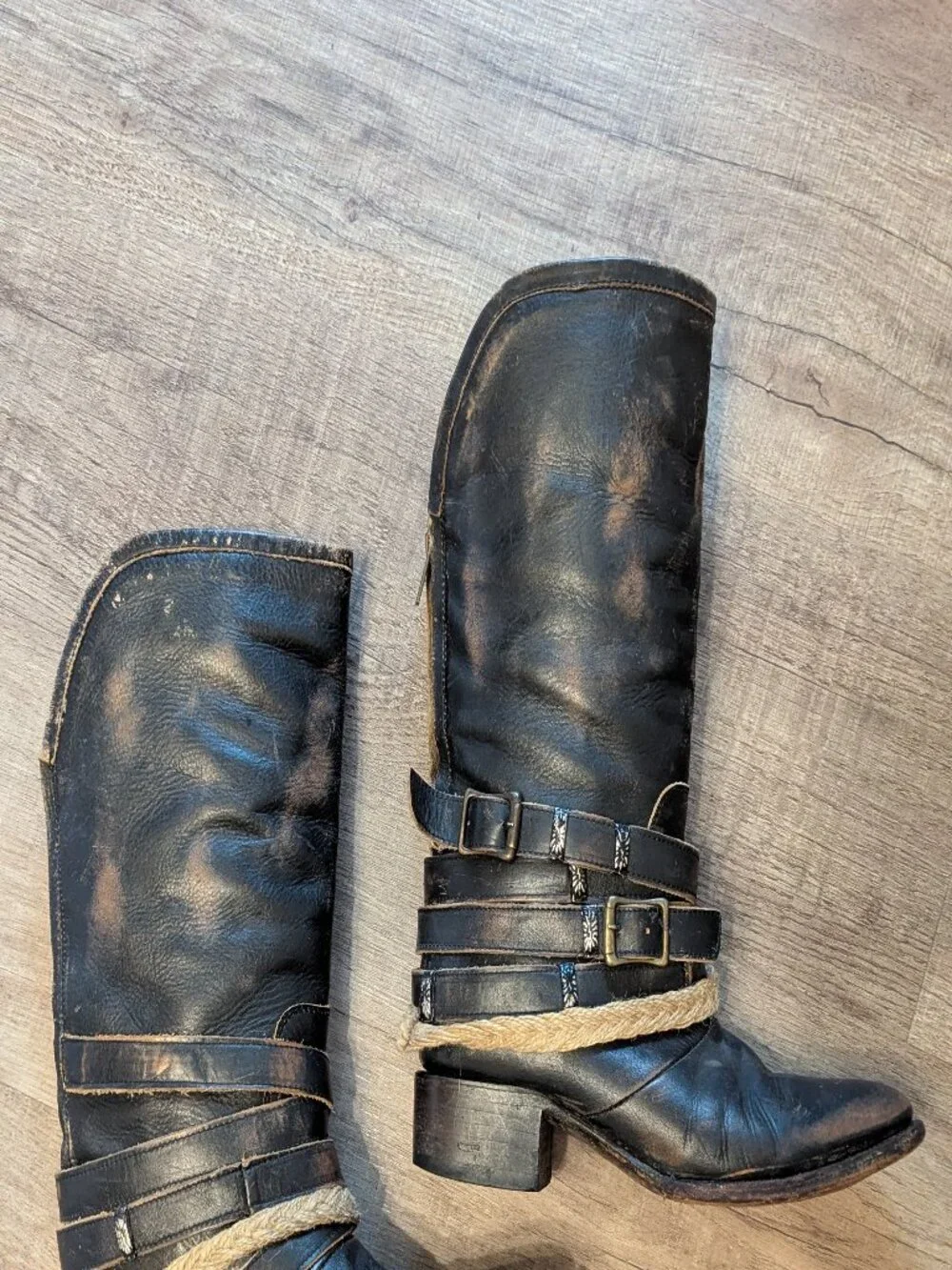 Badass Freebird Drove Boots - Black - Sz - Picture 2 of 7